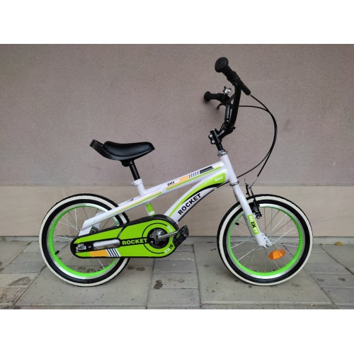НОВ детски велосипед GREEN ROCKET BMX 16 цола